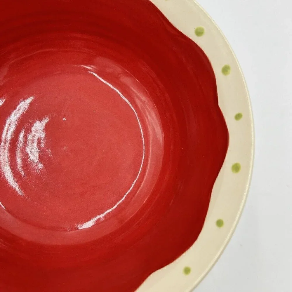 Hand Painted Art Pottery 8.25” x 3
